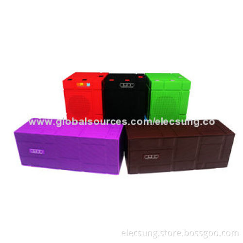 Mondrian Style Bluetooth Speakers with Multi-color, Ideal for Gift Promotional